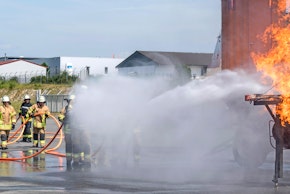 Feuerwehr Übung Feuer