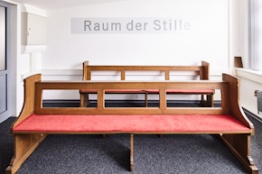 benches at silence room